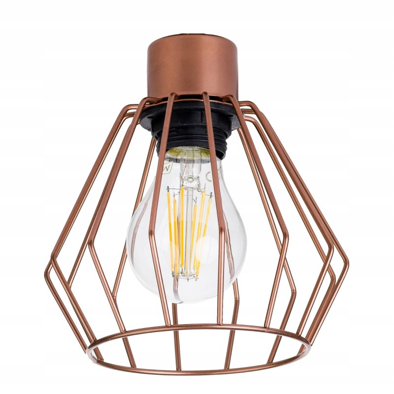 Lampa plafon ruch sufit żyrandol loft drut brylant