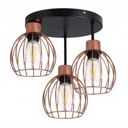 Lampa plafon sufitowa żyrandol loft drut kula E27