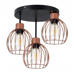 Lampa plafon sufitowa żyrandol loft drut kula E27