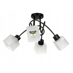 Lampa SUFITOWA żyrandol wisząca LOFT plafon szkło