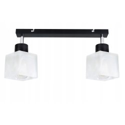 LAMPA sufitowa PLAFON ruch ŻYRANDOL Klosz Szklany