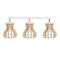 LAMPA sufit plafon żyrandol Loft Drewno ruchoma 3