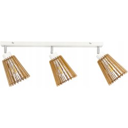 LAMPA DREWNIANA WISZĄCA SUFITOWA PLAFON RUCHOMY ŻYRANDOL EKO LOFT E27