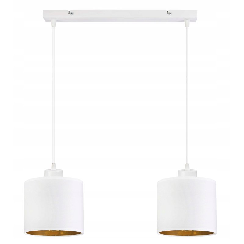 LAMPA WISZĄCA ZWIS żyrandol sufitowa ABAŻUR złoty