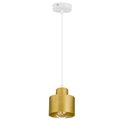 LAMPA sufitowa WISZĄCA ZWIS żyrandol metal złoty 1