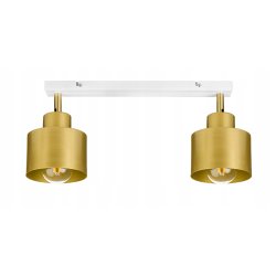 LAMPA plafon sufitowa żyrandol ruchomy loft złoty