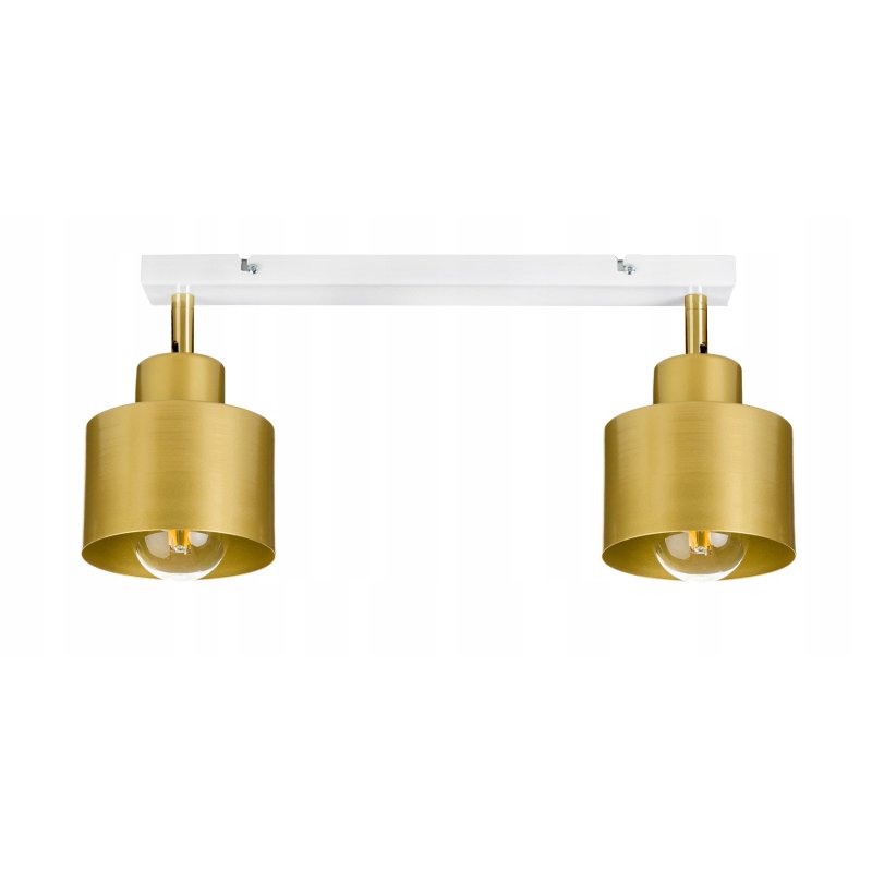 LAMPA plafon sufitowa żyrandol ruchomy loft złoty