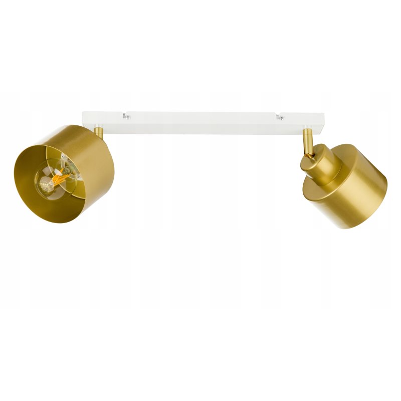 LAMPA plafon sufitowa żyrandol ruchomy loft złoty
