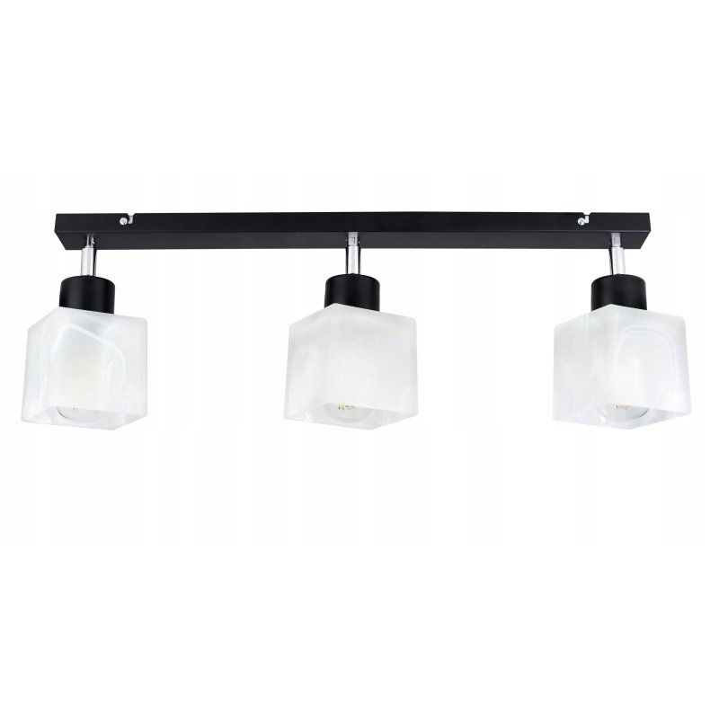 LAMPA sufitowa PLAFON ruch ŻYRANDOL Klosz Szklany