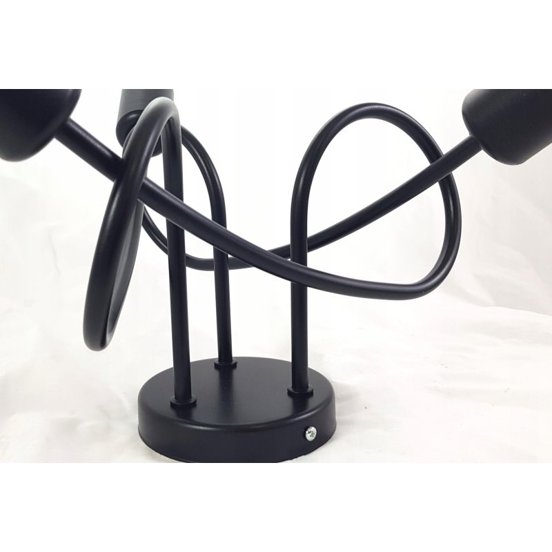 Lampa SUFITOWA żyrandol wisząca LOFT plafon szkło