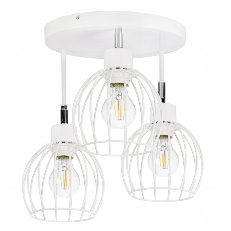 LAMPA sufit PLAFON ŻYRANDOL regulowany loft KULA 3