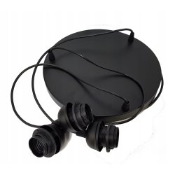 Lampa wisząca żyrandol zwis sufitowa klosz drewno
