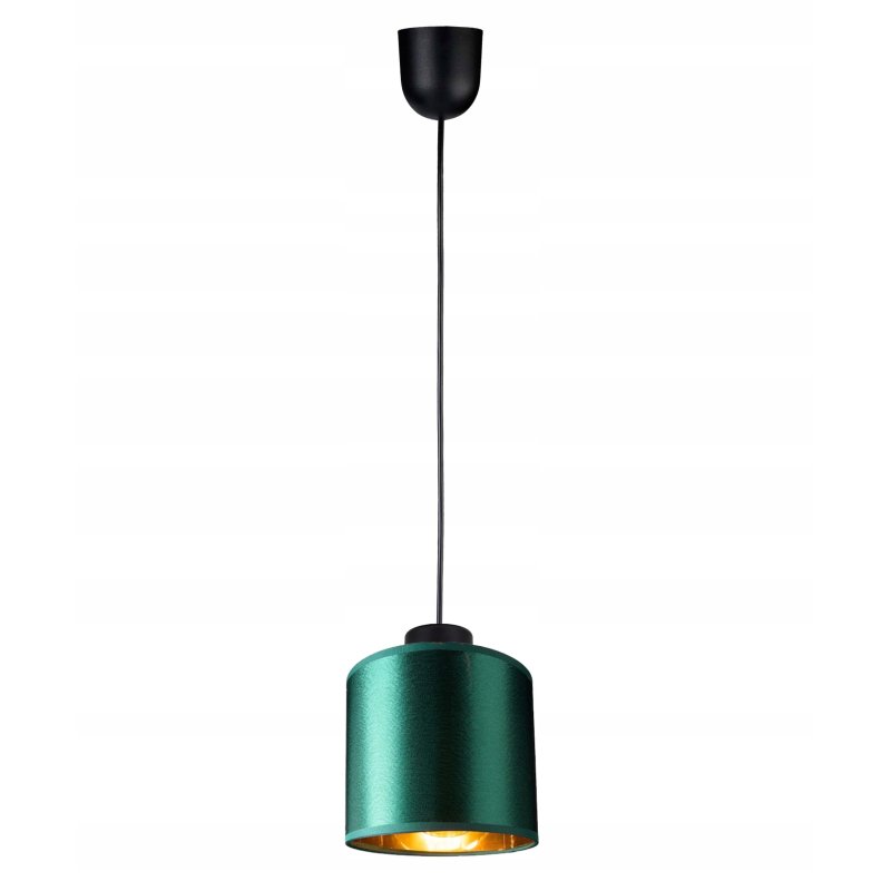 LAMPA WISZĄCA ZWIS żyrandol sufitowa ABAŻUR złoty