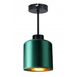 LAMPA WISZĄCA stała żyrandol sufit 1 Abażur złoty