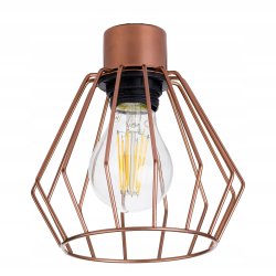Lampa plafon ruch sufit żyrandol loft drut brylant