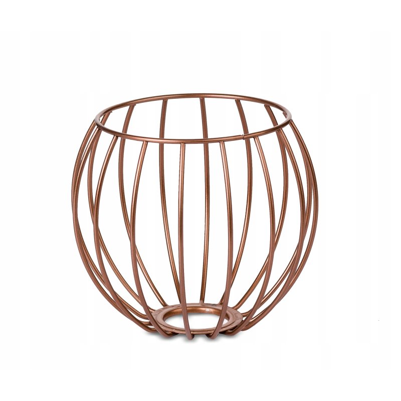 Lampa wisząca zwis żyrandol sufit loft kula miedź