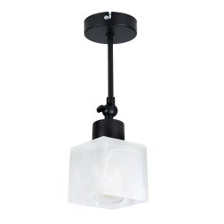 LAMPA KINKIET żyrandol ruchomy loft Klosz SZKLANY