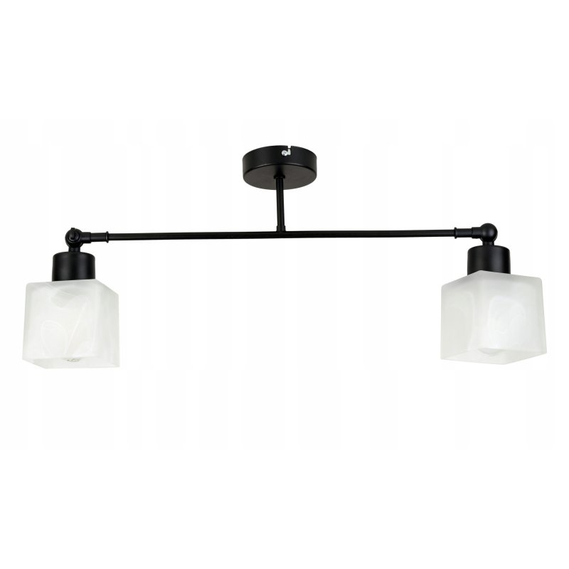 LAMPA sufitowa żyrandol regulowany LOFT E27 Szkło