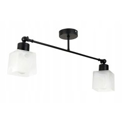 LAMPA sufitowa żyrandol regulowany LOFT E27 Szkło