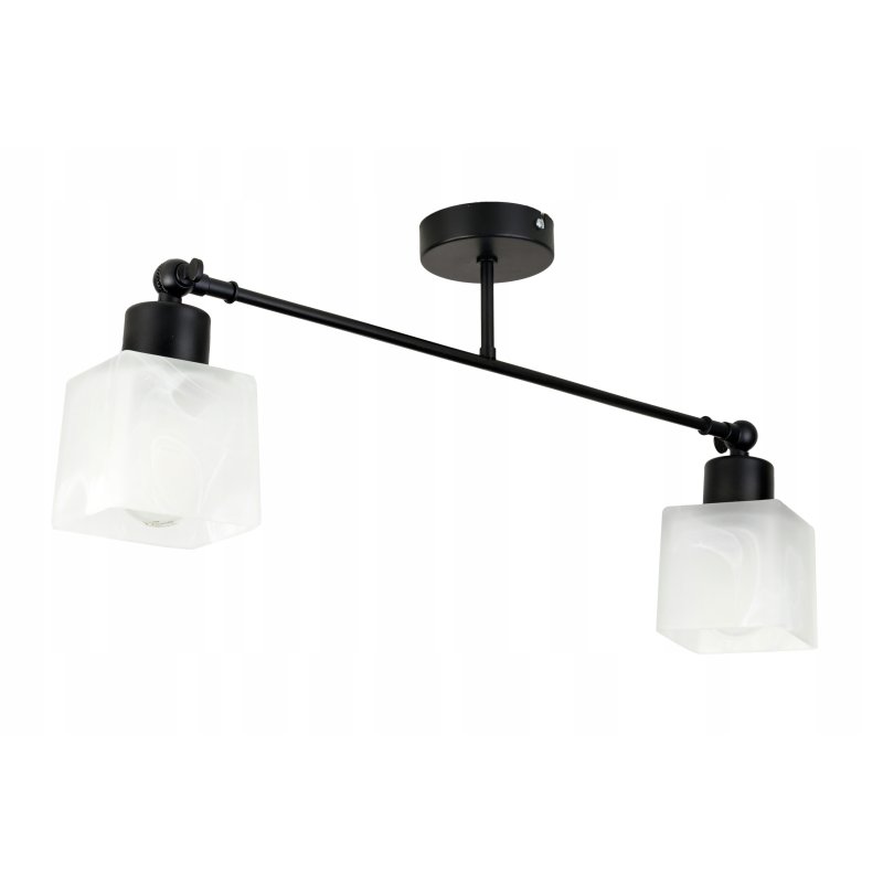 LAMPA sufitowa żyrandol regulowany LOFT E27 Szkło