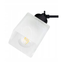 LAMPA sufitowa żyrandol regulowany LOFT E27 Szkło