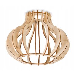 LAMPA stała sufitowa wisząca żyrandol Loft Drewno