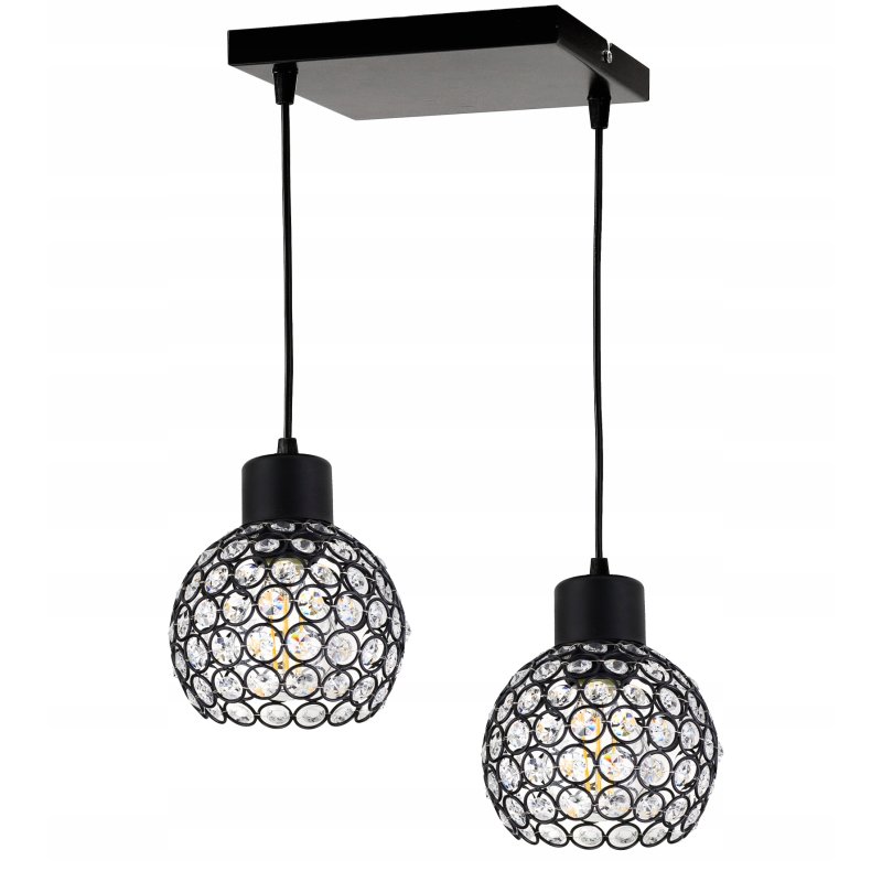 LAMPA sufitowa wisząca ZWIS ŻYRANDOL KRYSZTAŁ Loft
