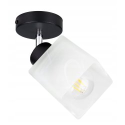 LAMPA KINKIET żyrandol ruchomy loft Klosz SZKLANY