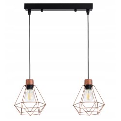 Lampa wisząca zwis żyrandol sufiowa loft diament 2