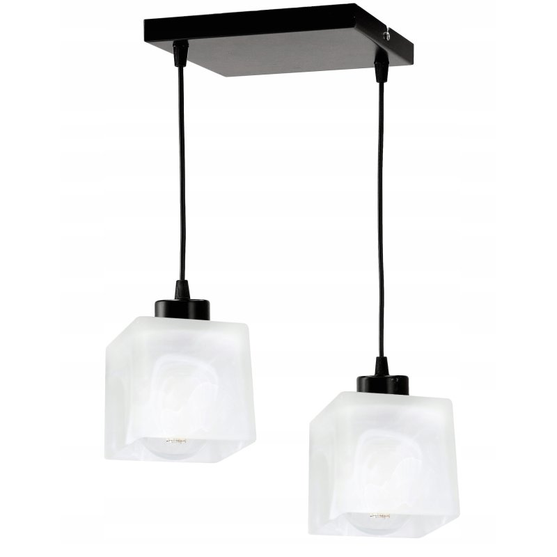 LAMPA sufitowa wisząca ZWIS E27 ŻYRANDOL Szklany 2