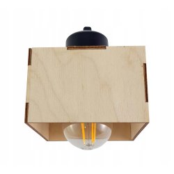 LAMPA żyrandol plafon sufit ruchomy loft DREWNO 2