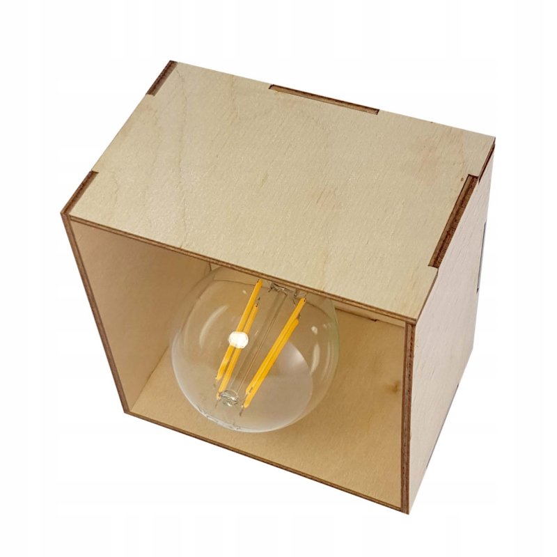 LAMPA sufitowa wisząca zwis żyrandol loft DREWNO 2