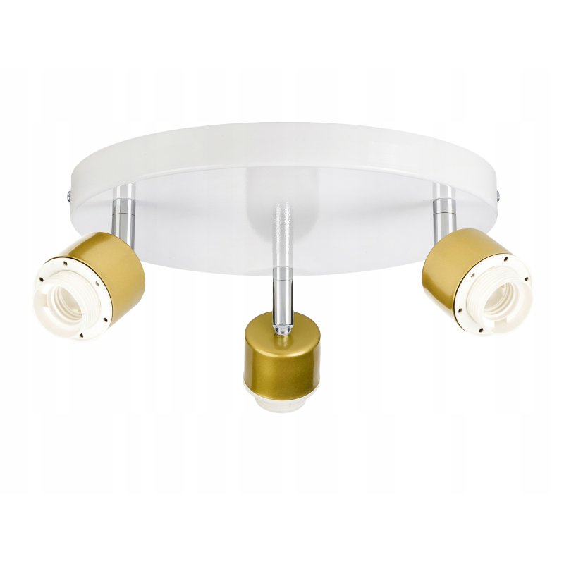 LAMPA plafon sufitowa żyrandol ruchomy loft złoty