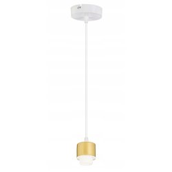LAMPA sufitowa WISZĄCA ZWIS żyrandol drut złoty 1