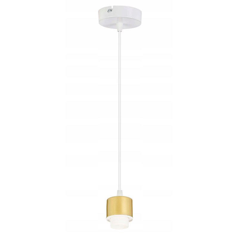 LAMPA sufitowa WISZĄCA ZWIS żyrandol drut złoty 1