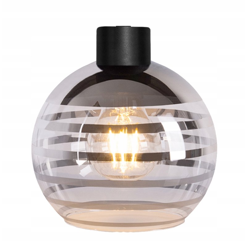 LAMPA sufitowa wisząca ZWIS Loft E27 PAJĄK SZKŁO