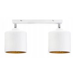 LAMPA plafon ruchomy żyrandol sufiowa ABAŻUR złoty