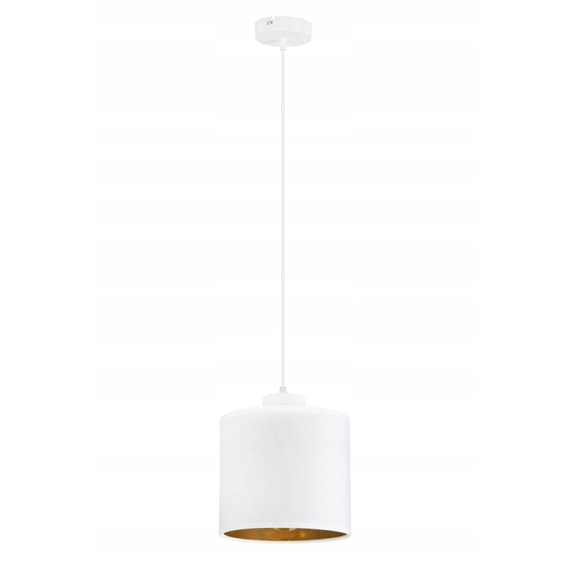 LAMPA WISZĄCA ZWIS żyrandol sufitowa ABAŻUR złoty