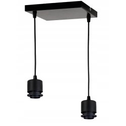 LAMPA WISZĄCA ZWIS żyrandol sufiowa Abażur ZIELONY 2xE27