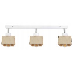 LAMPA plafon sufit ruchomy żyrandol loft DREWNO 3