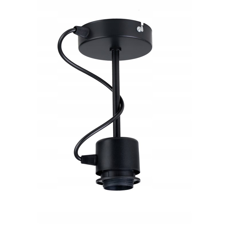Lampa wisząca stała żyrandol sufit klosz drewno 1