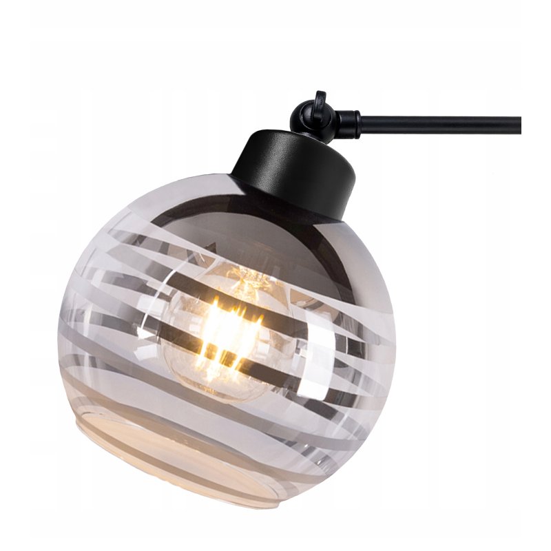 LAMPA sufitowa żyrandol regulowany LOFT ruch 4 E27