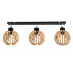Lampa plafon żyrandol sufitowa ruch loft Drewno 3