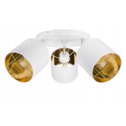 LAMPA plafon ruchomy żyrandol sufiowa ABAŻUR złoty