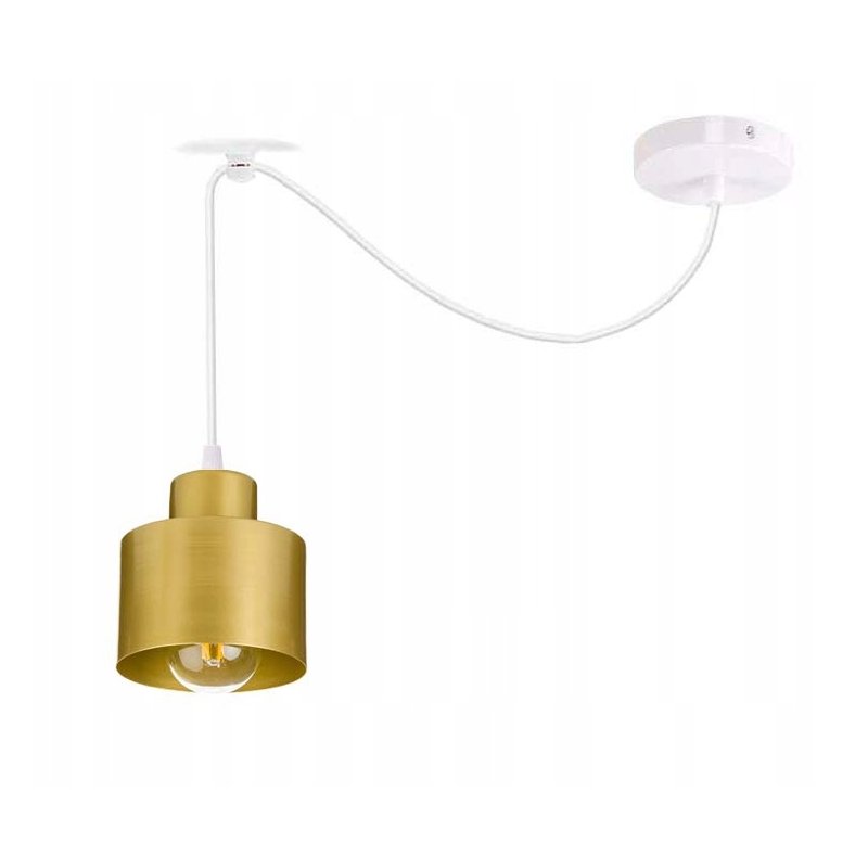 LAMPA sufitowa wisząca ZWIS Loft E27 PAJĄK KUBEK