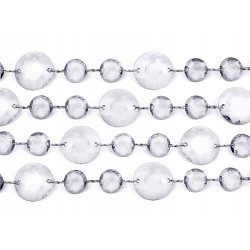 Lampa żyrandol sufitowa chrom kryształowy glamour
