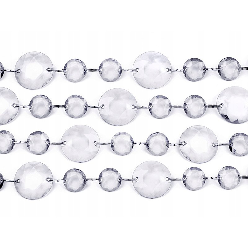 Lampa żyrandol sufitowa chrom kryształowy glamour