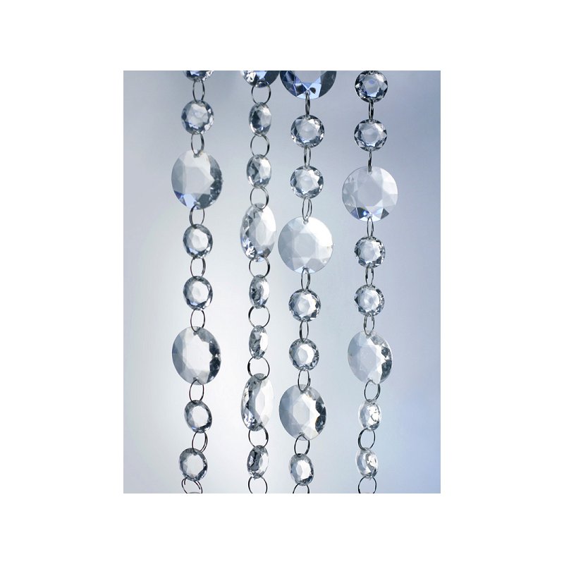 Lampa żyrandol sufitowa chrom kryształowy glamour