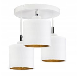 LAMPA plafon ruchomy żyrandol sufiowa ABAŻUR złoty