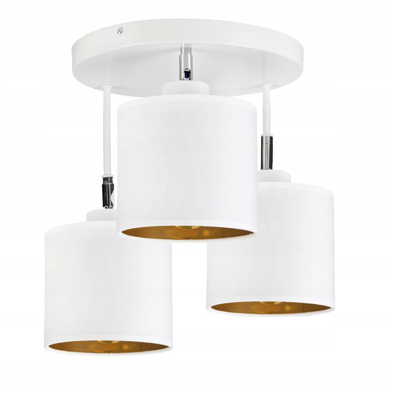 LAMPA plafon ruchomy żyrandol sufiowa ABAŻUR złoty